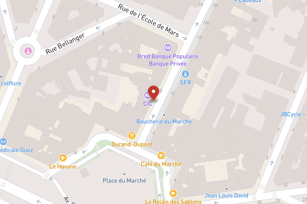 Plan de situation — 15 Rue Madeleine Michelis