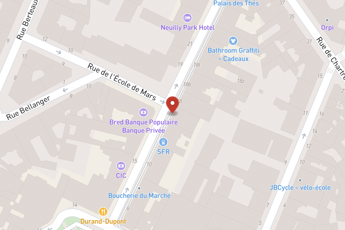 Plan de situation — 16 Rue Madeleine Michelis