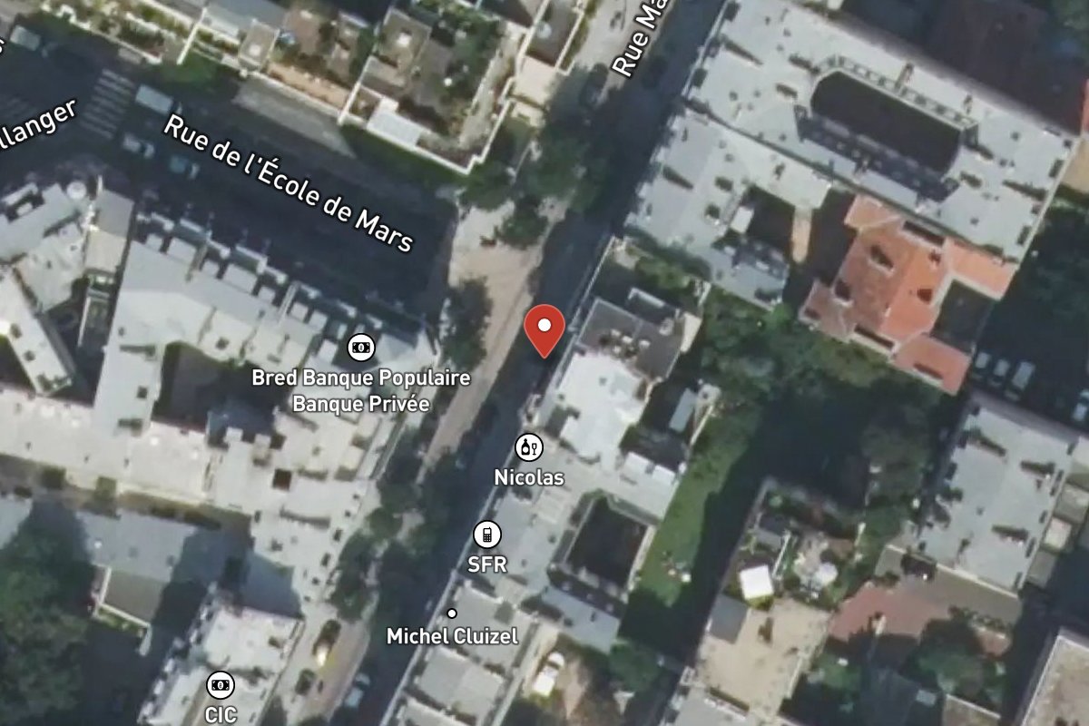 Vue satellite — 16 Rue Madeleine Michelis