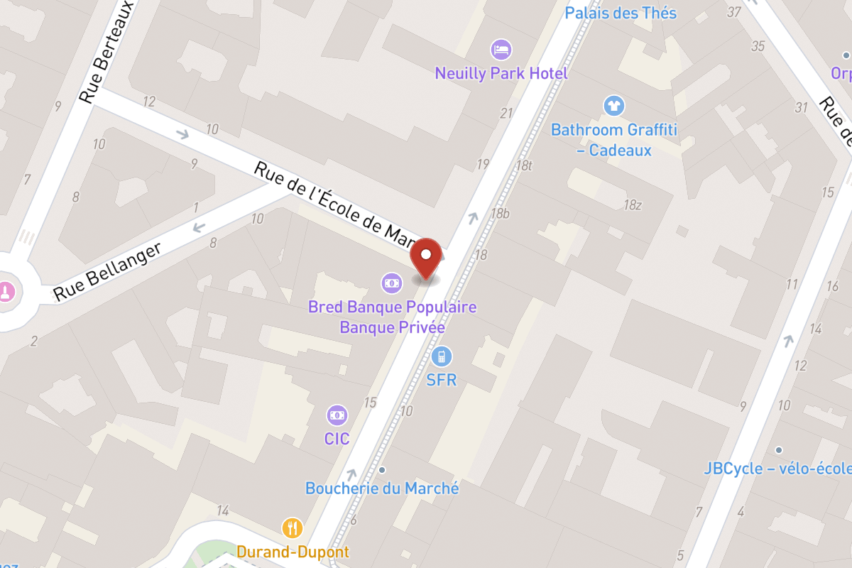 Plan de situation — 17 Rue Madeleine Michelis