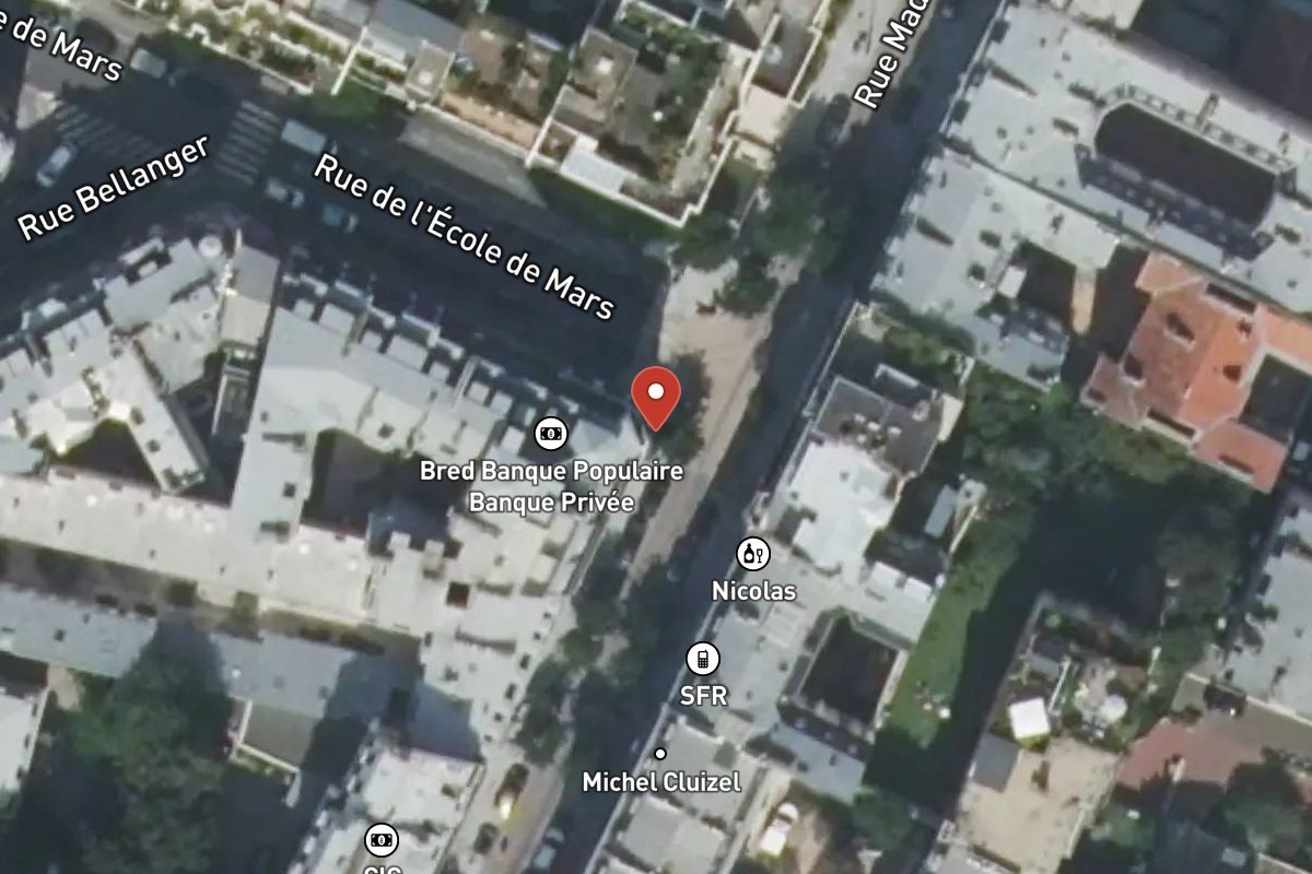 Vue satellite — 17 Rue Madeleine Michelis