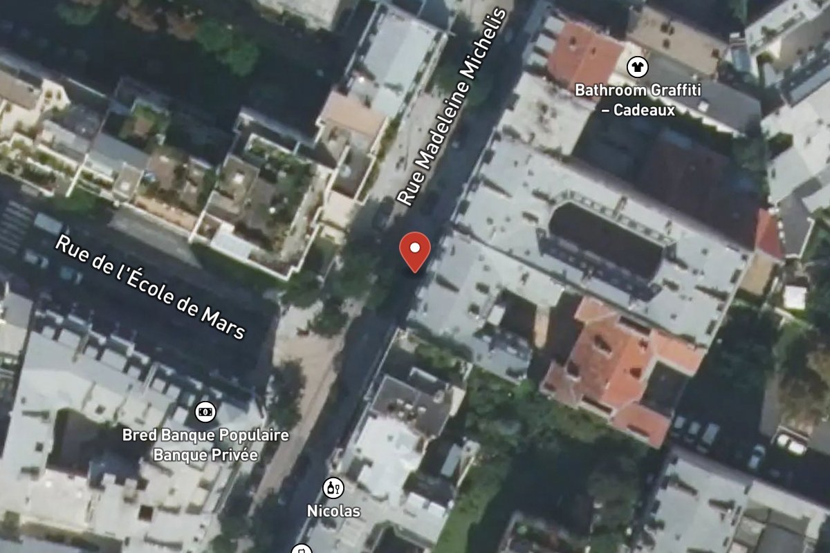 Vue satellite — 18B Rue Madeleine Michelis