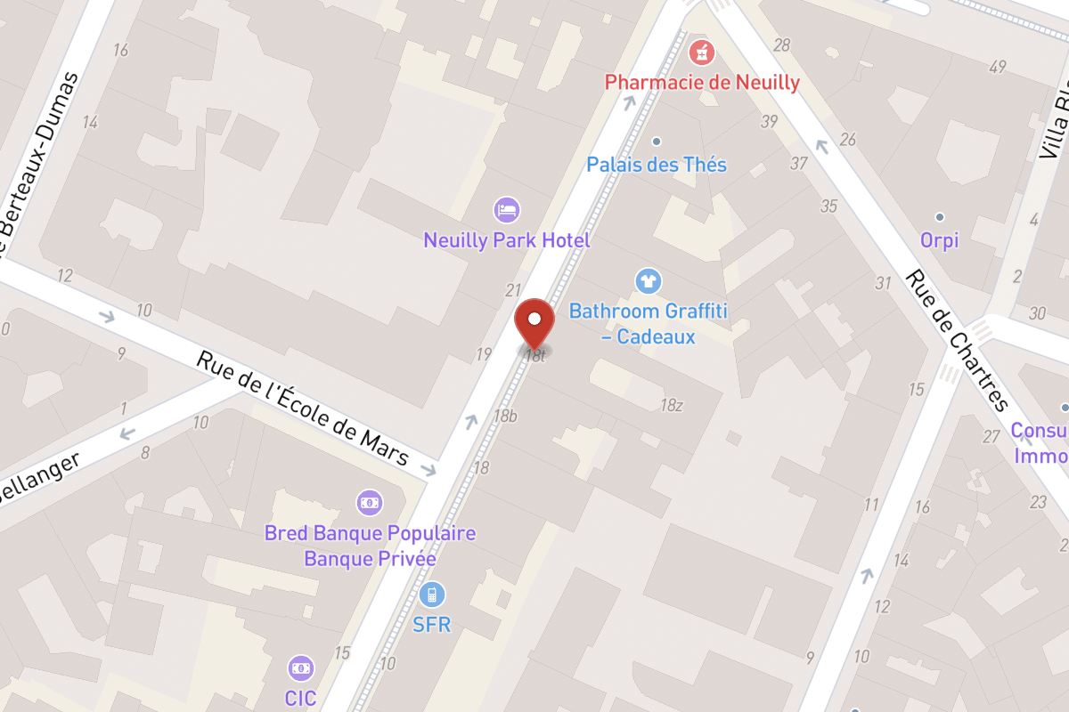 Plan de situation — 18T Rue Madeleine Michelis