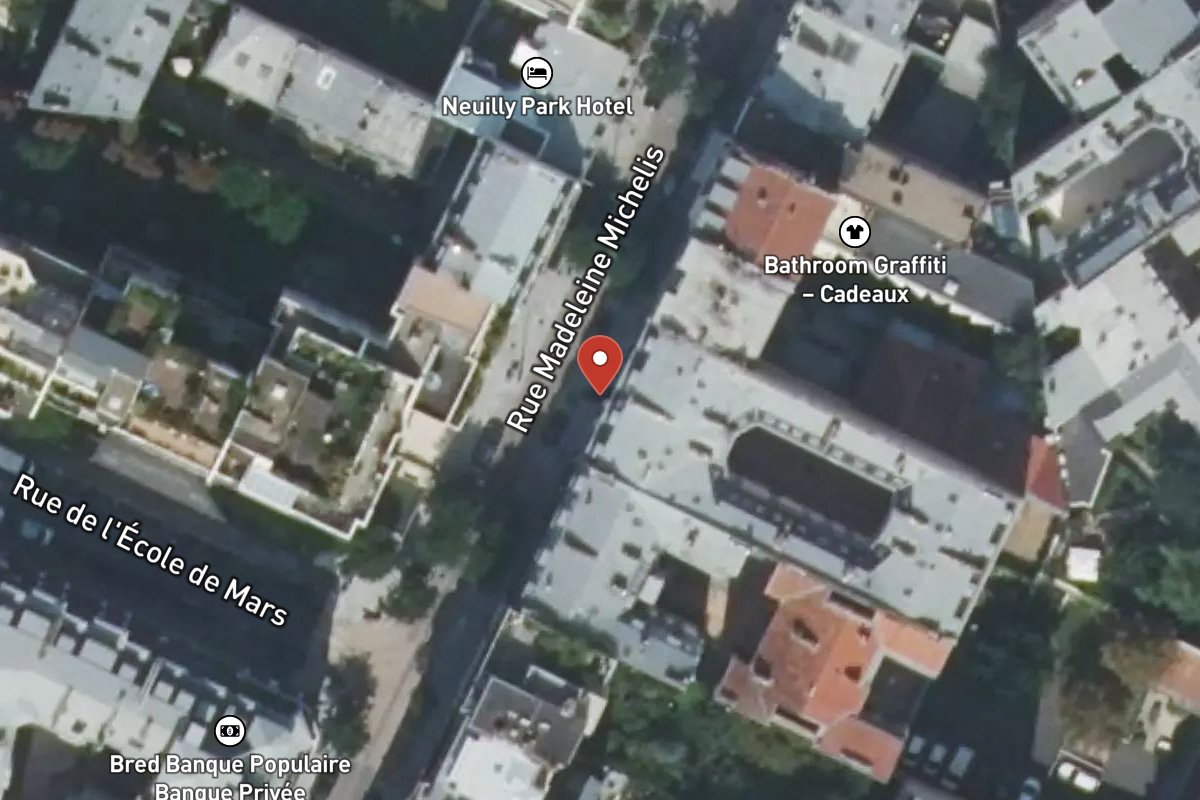 Vue satellite — 18T Rue Madeleine Michelis
