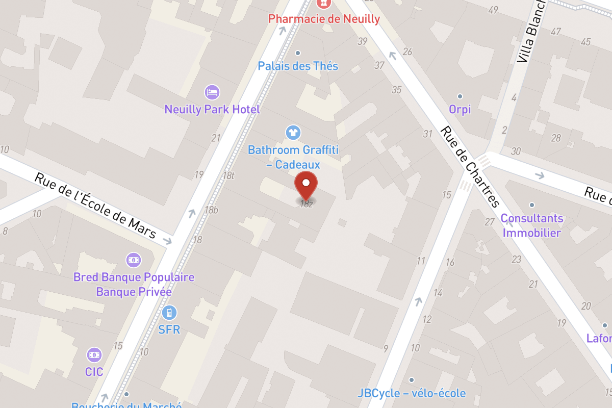 Plan de situation — 18Z Rue Madeleine Michelis