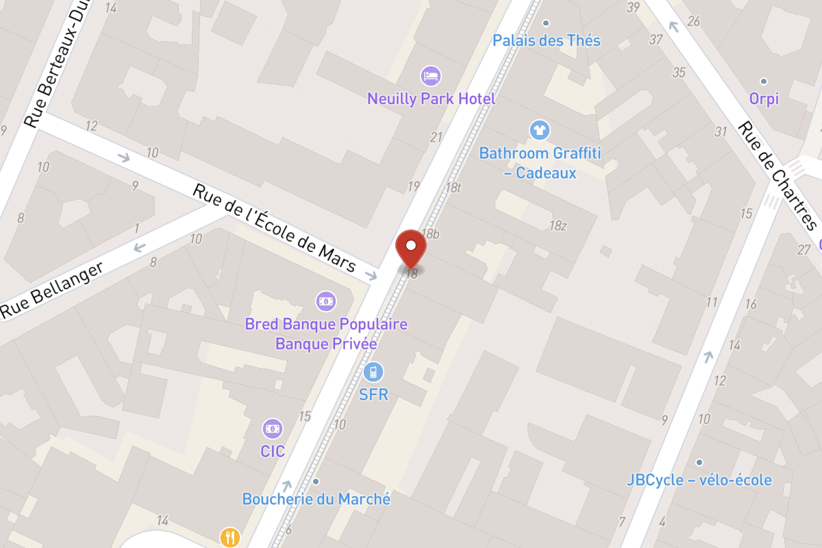 Plan de situation — 18 Rue Madeleine Michelis