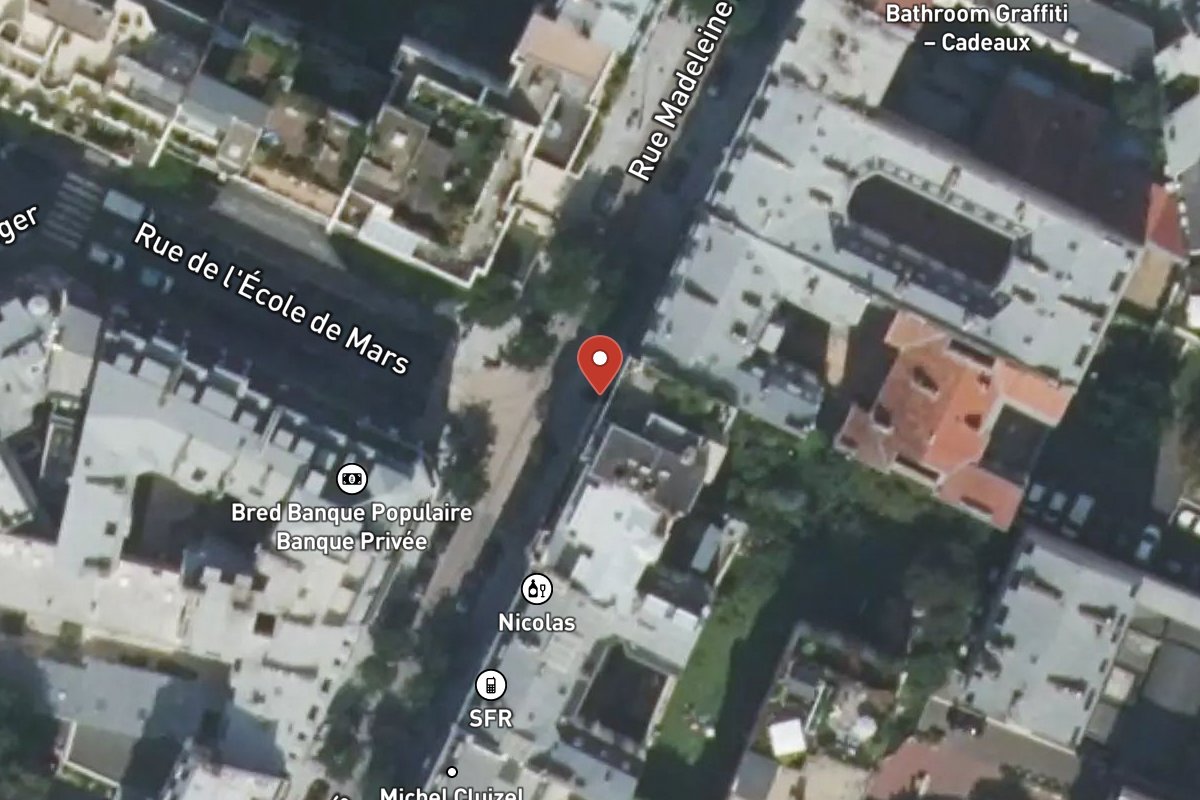 Vue satellite — 18 Rue Madeleine Michelis