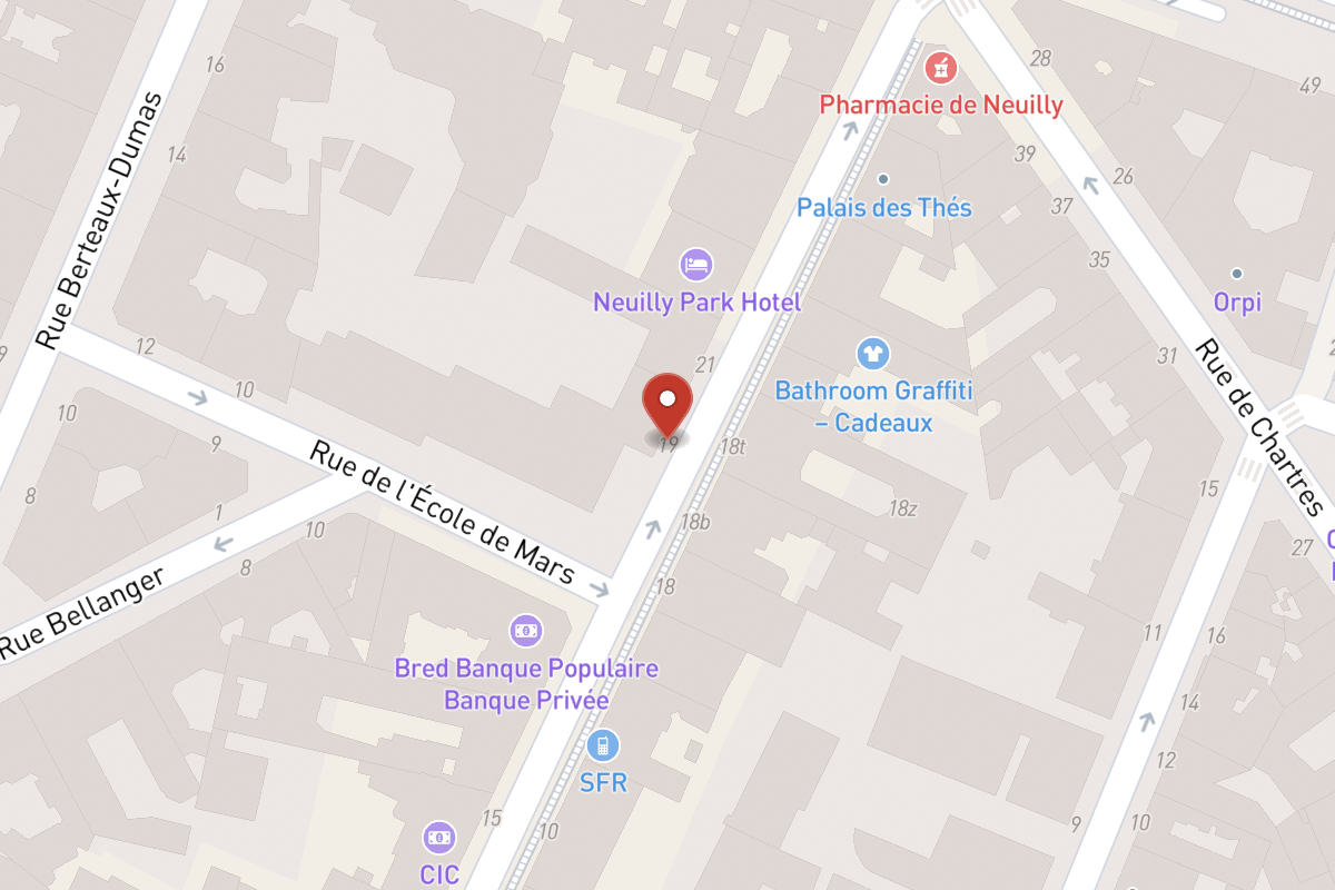 Plan de situation — 19 Rue Madeleine Michelis