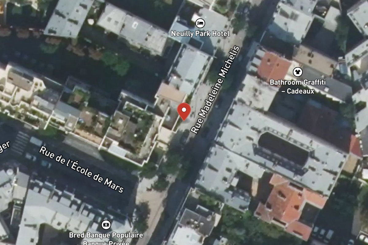 Vue satellite — 19 Rue Madeleine Michelis
