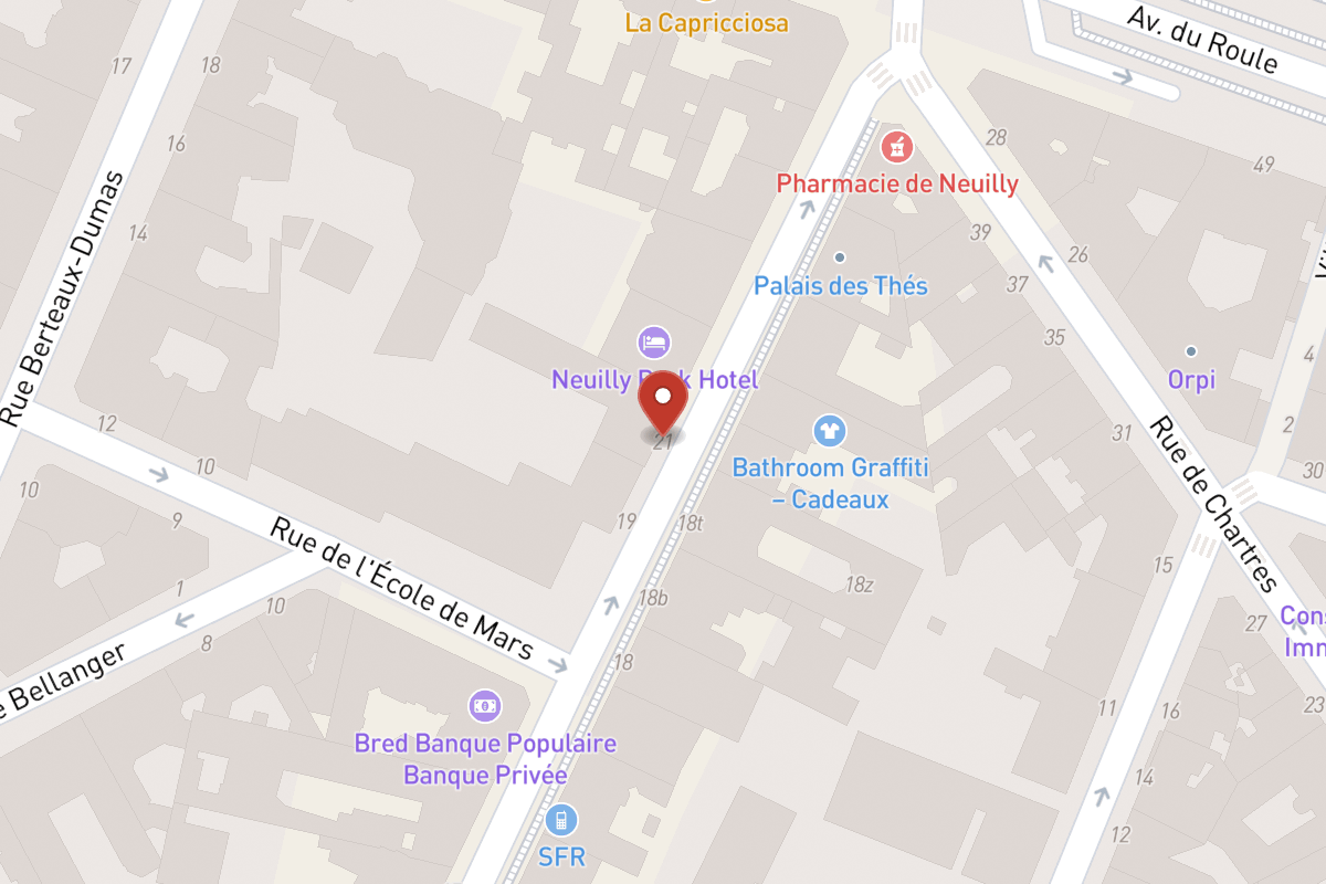 Plan de situation — 21 Rue Madeleine Michelis