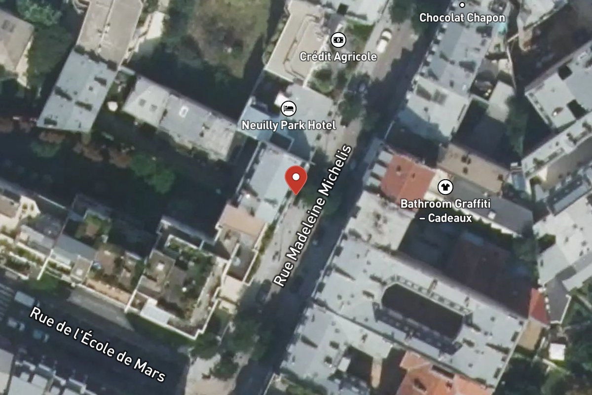 Vue satellite — 21 Rue Madeleine Michelis