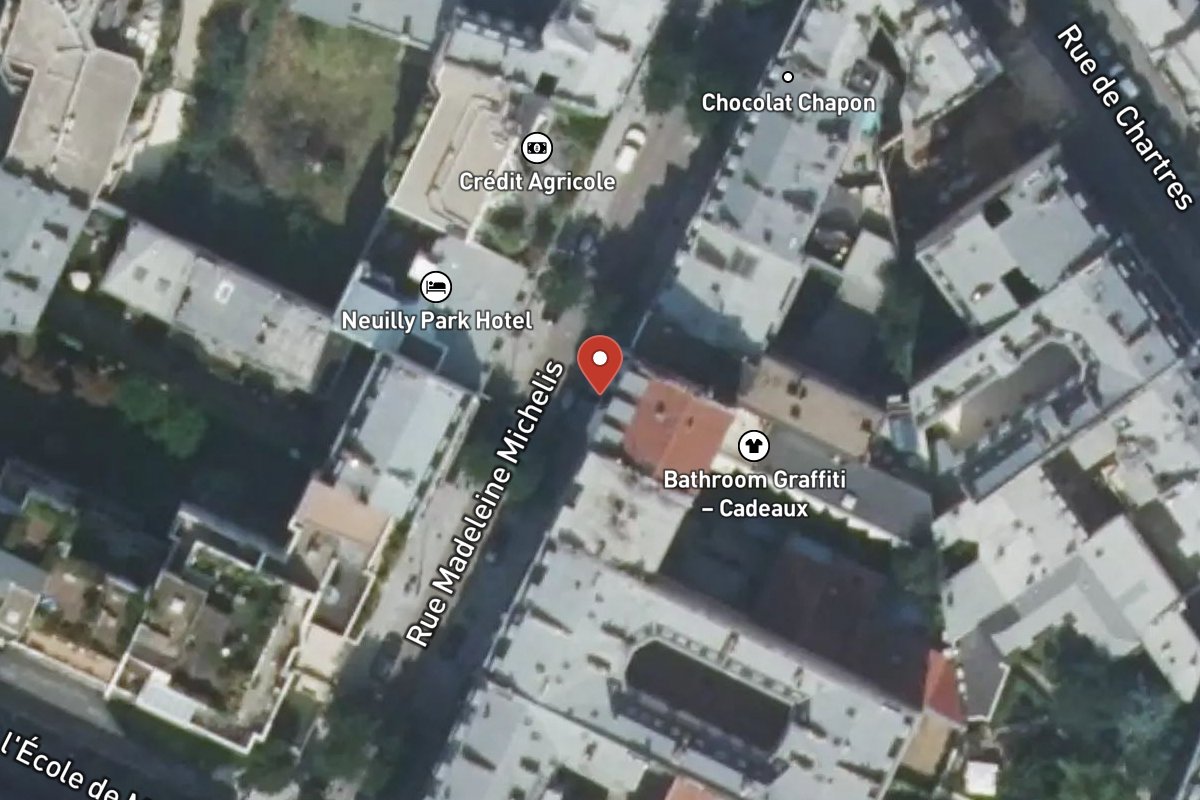Vue satellite — 22 Rue Madeleine Michelis
