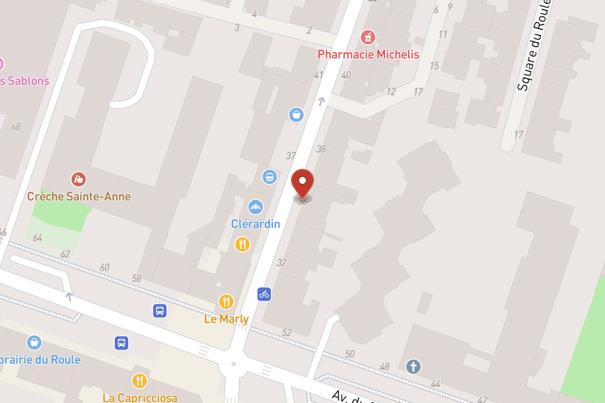 Plan de situation — 36 Rue Madeleine Michelis