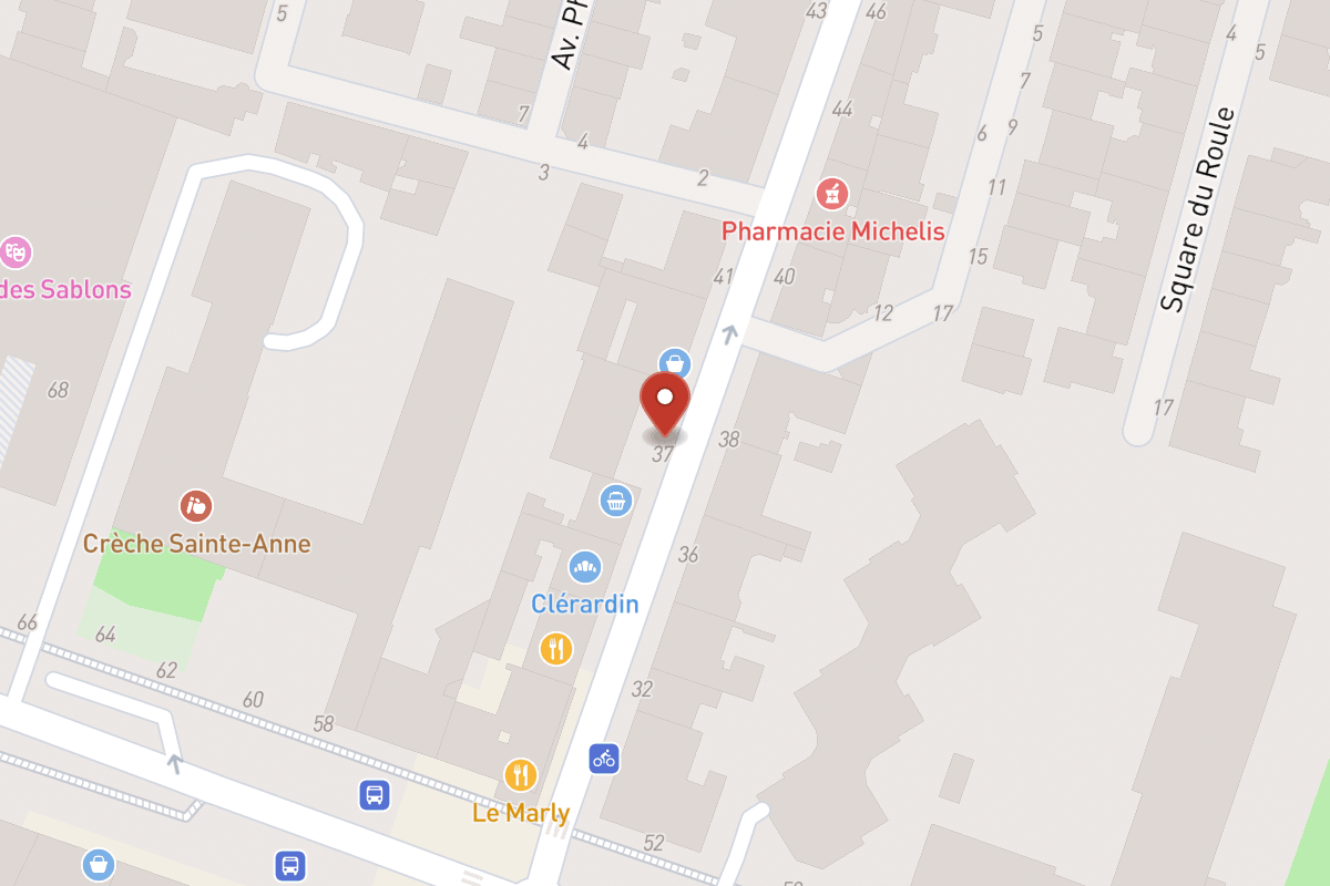 Plan de situation — 37BIS Rue Madeleine Michelis