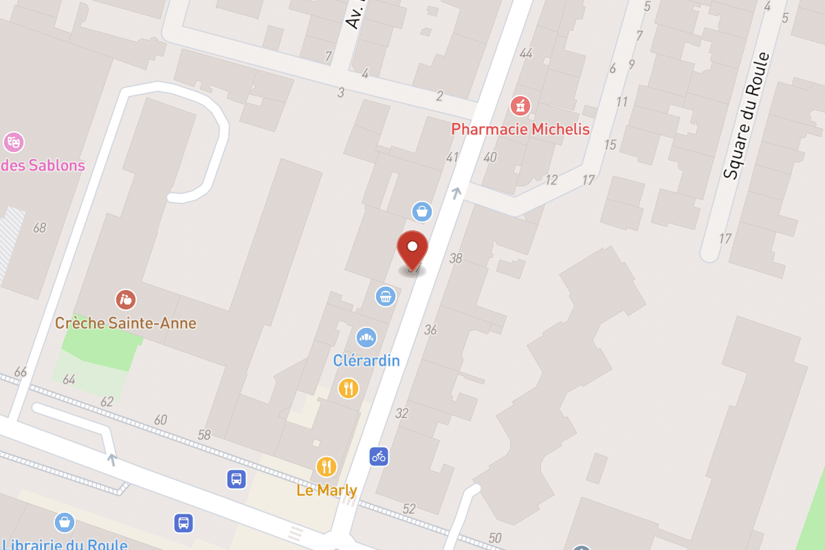 Plan de situation — 37 Rue Madeleine Michelis