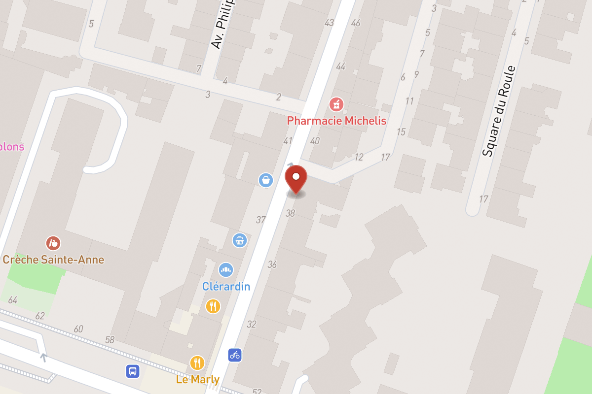 Plan de situation — 38BIS Rue Madeleine Michelis