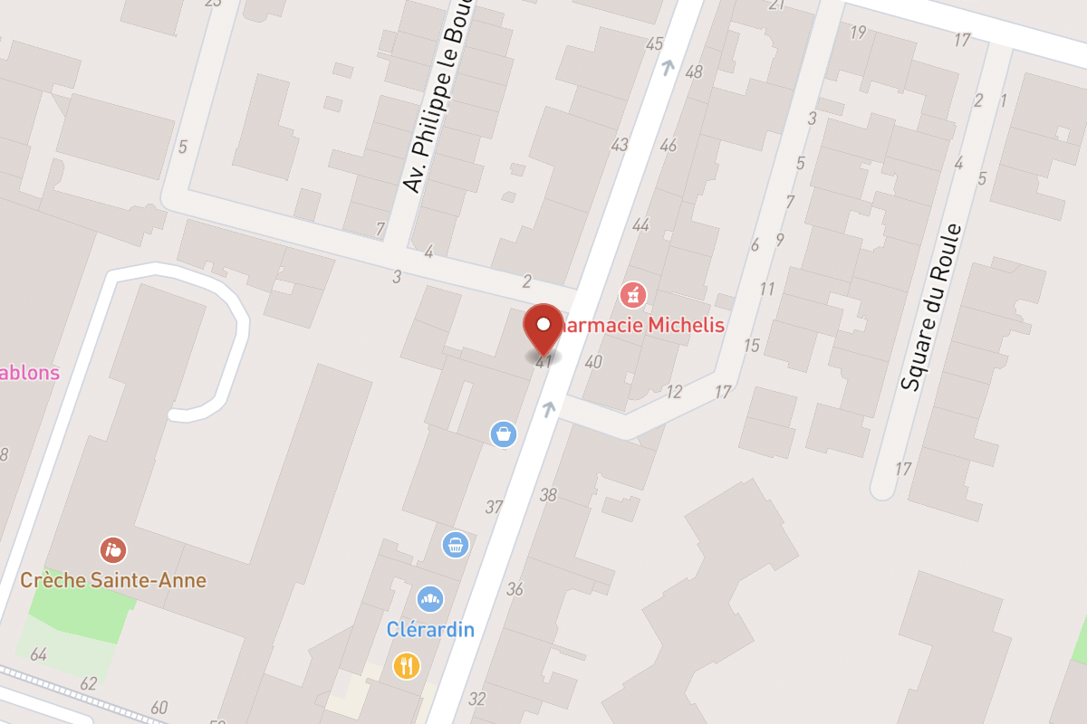 Plan de situation — 41 Rue Madeleine Michelis