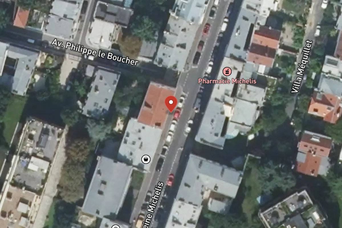 Vue satellite — 41 Rue Madeleine Michelis