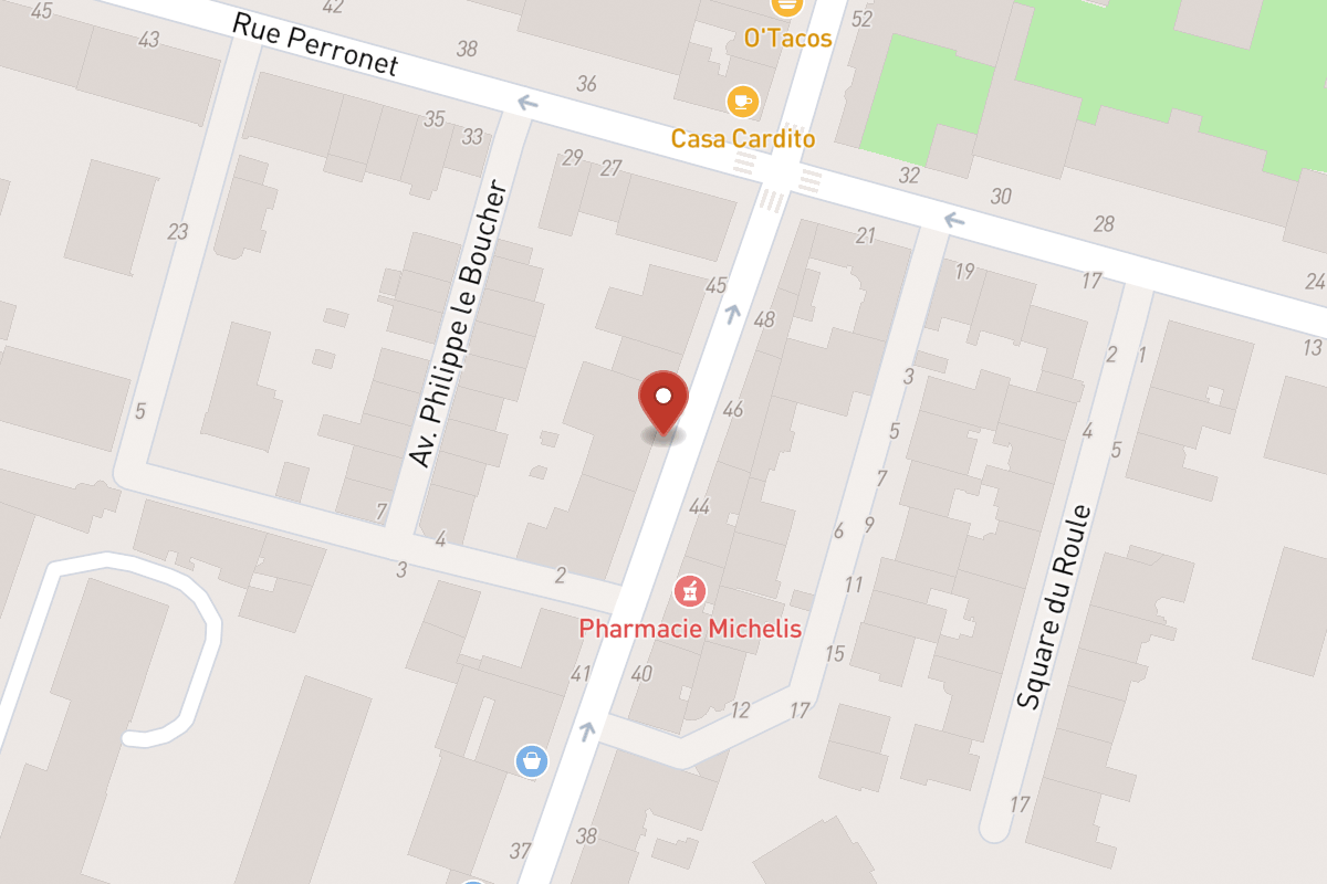 Plan de situation — 43BIS Rue Madeleine Michelis