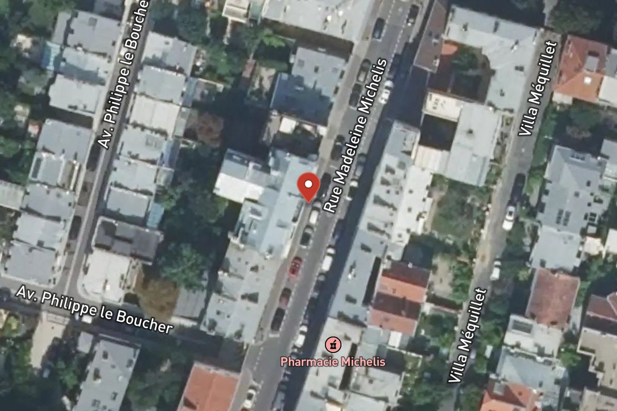Vue satellite — 43BIS Rue Madeleine Michelis