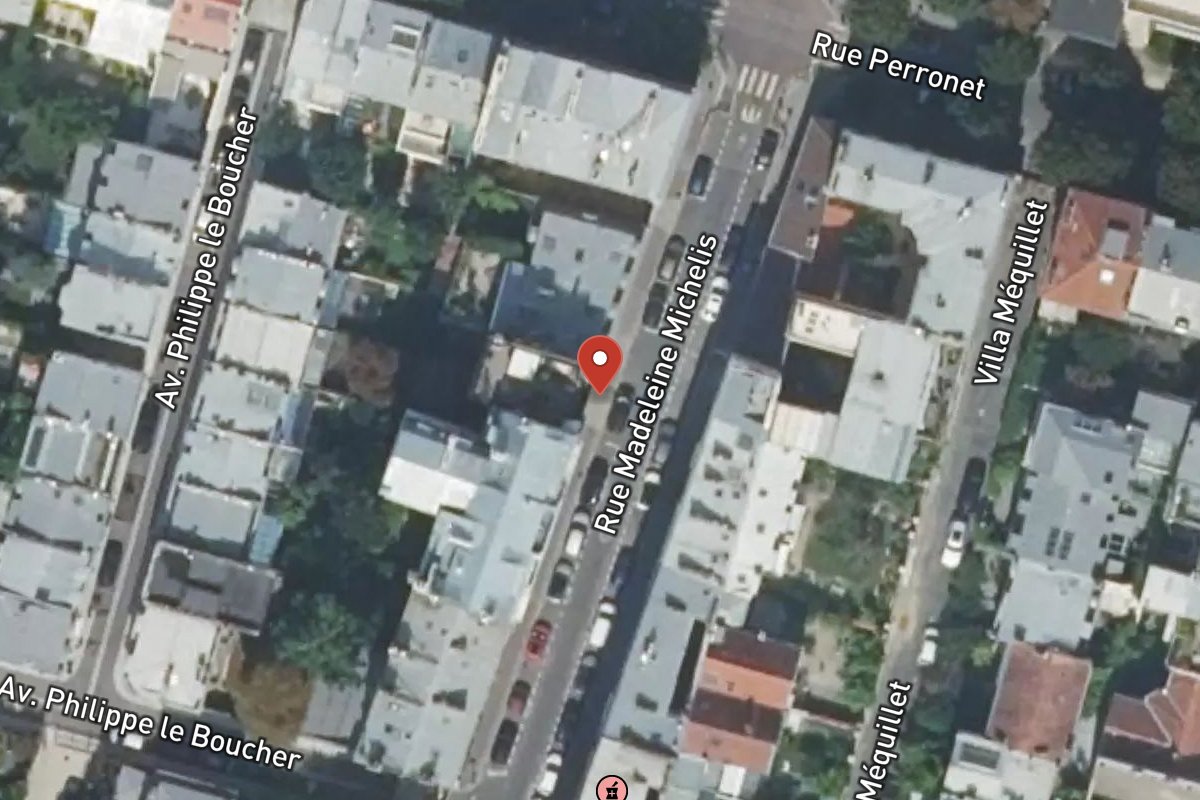 Vue satellite — 43TER Rue Madeleine Michelis