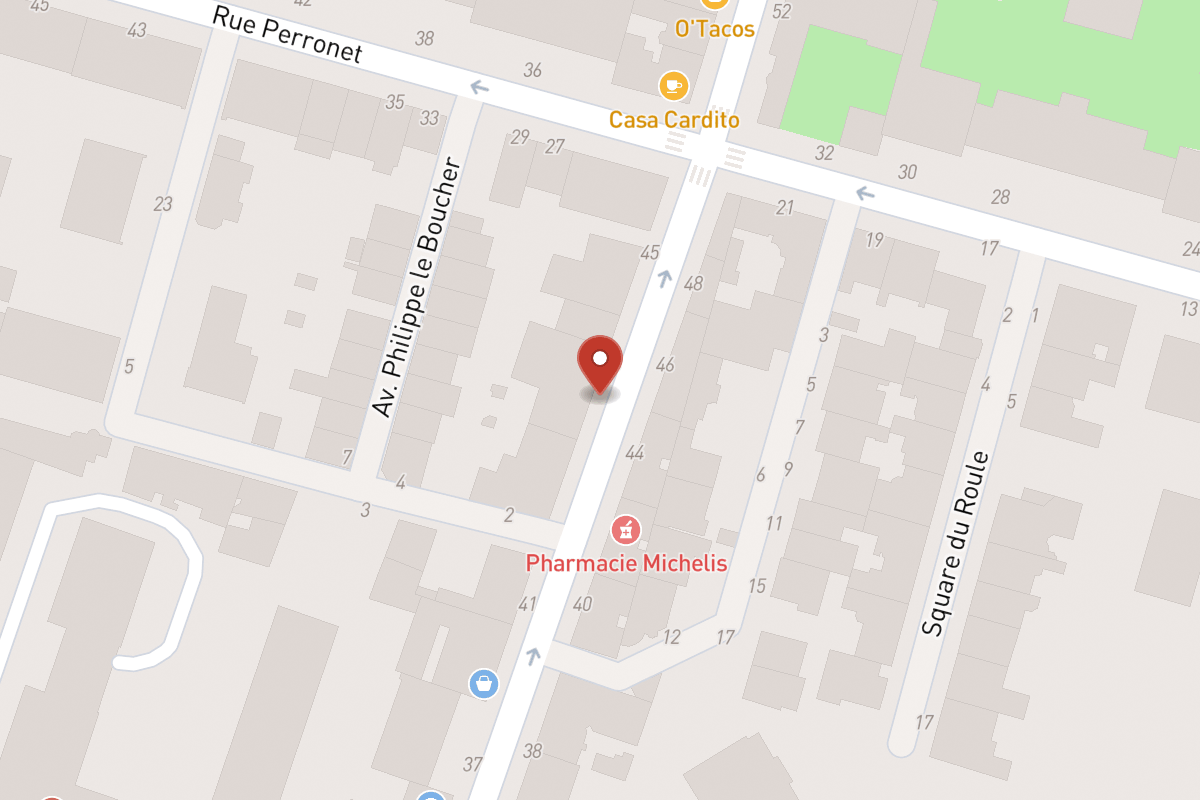 Plan de situation — 43 Rue Madeleine Michelis