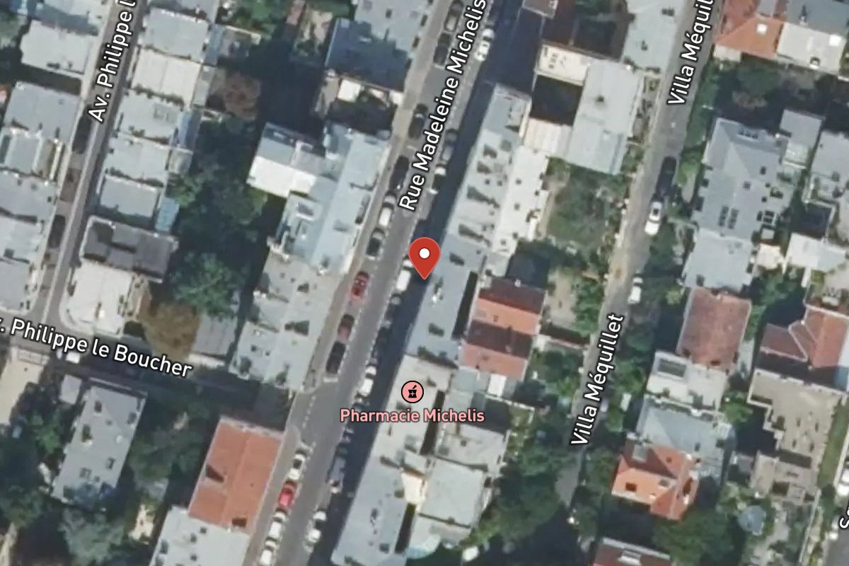 Vue satellite — 44 Rue Madeleine Michelis