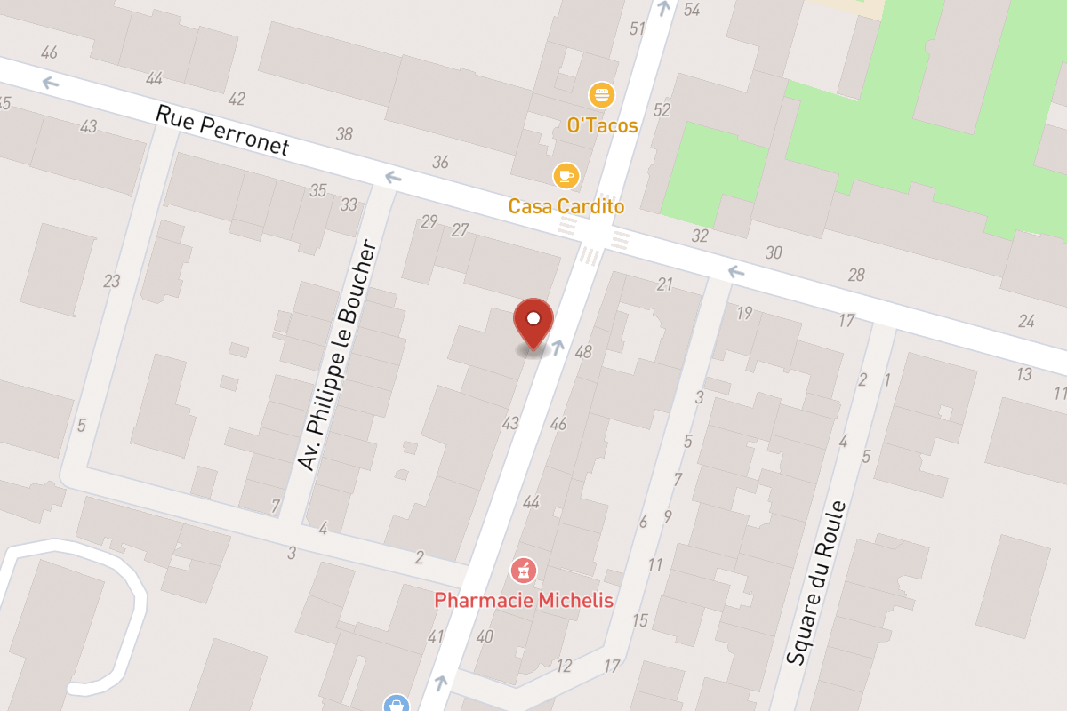 Plan de situation — 45 Rue Madeleine Michelis