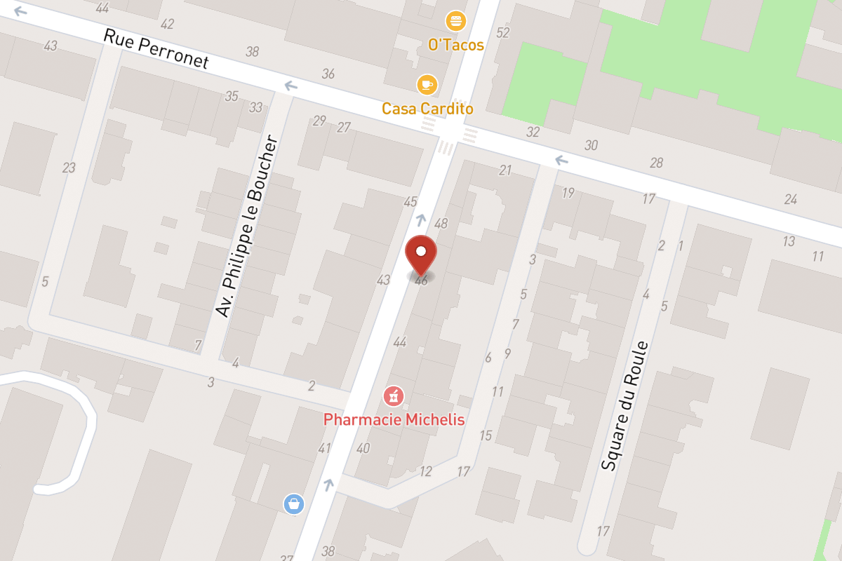 Plan de situation — 46 Rue Madeleine Michelis