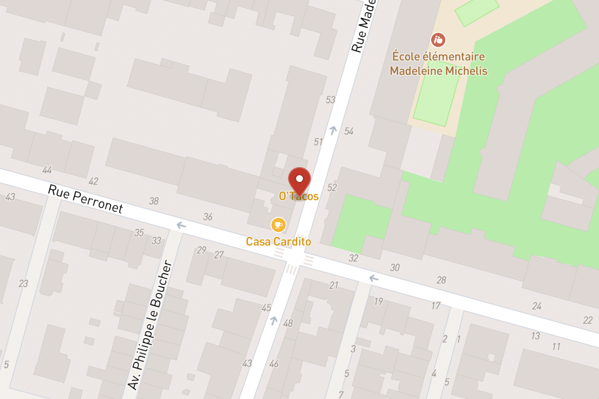 Plan de situation — 47BIS Rue Madeleine Michelis
