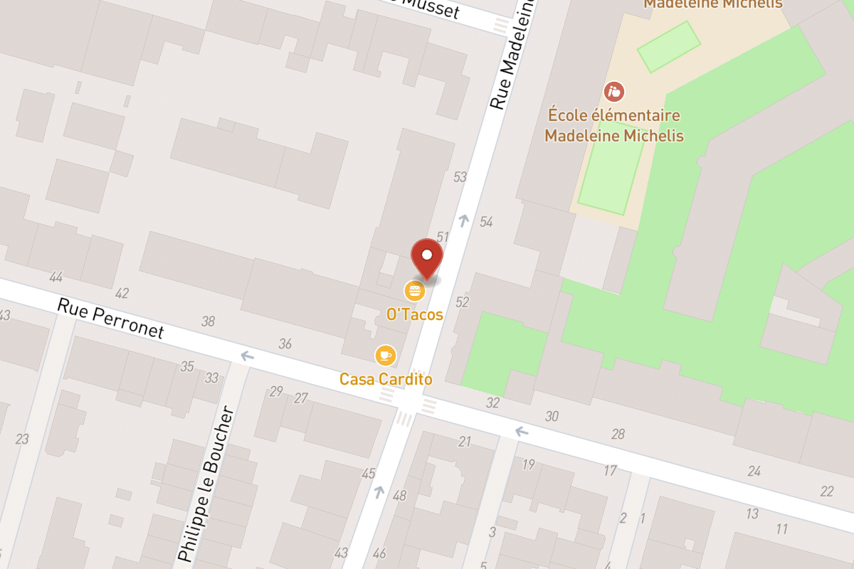 Plan de situation — 49 Rue Madeleine Michelis