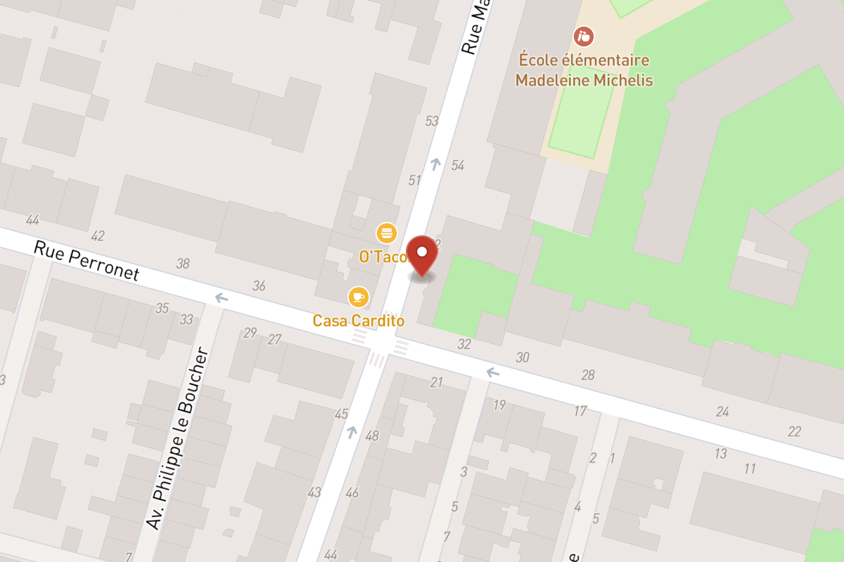 Plan de situation — 50BIS Rue Madeleine Michelis