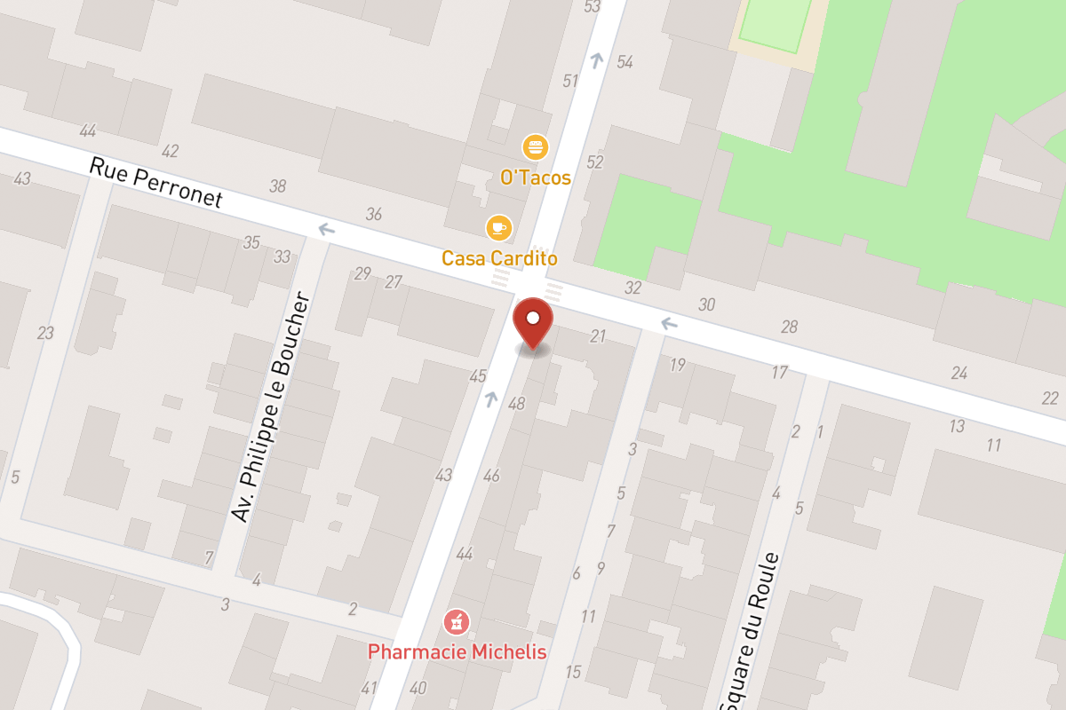 Plan de situation — 50 Rue Madeleine Michelis