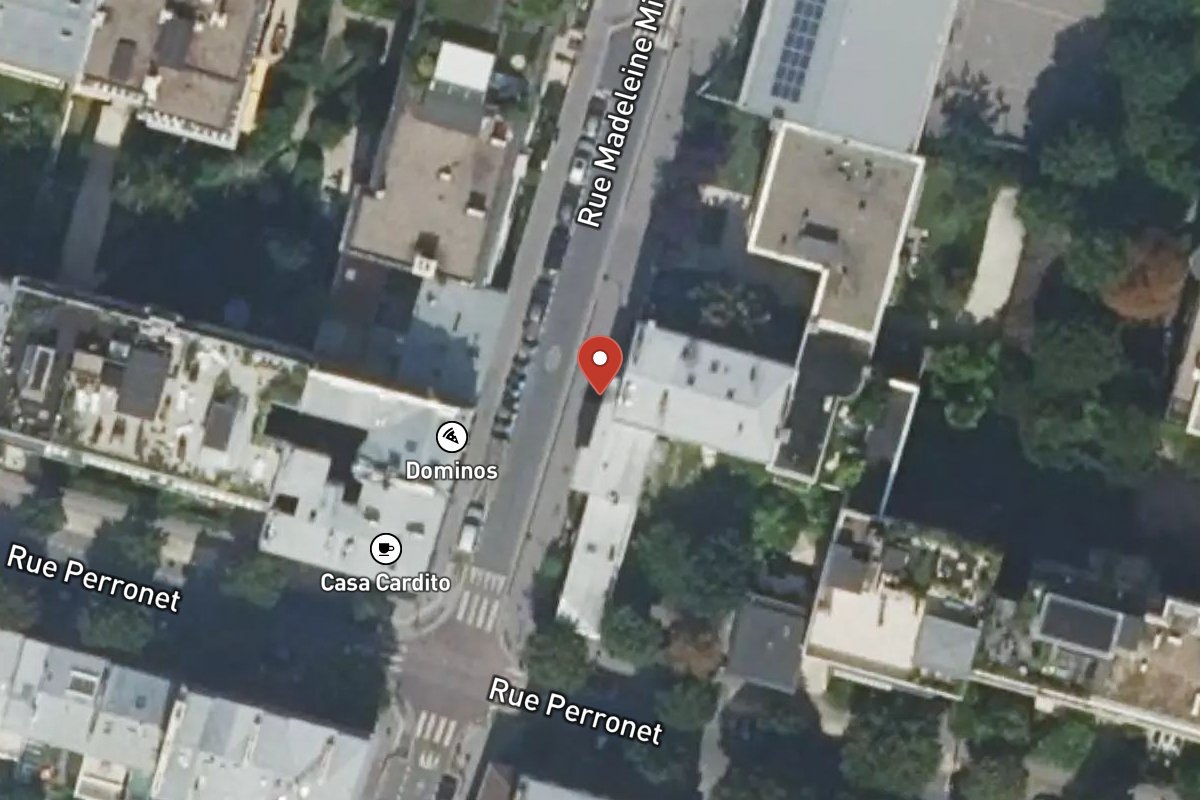 Vue satellite — 52 Rue Madeleine Michelis