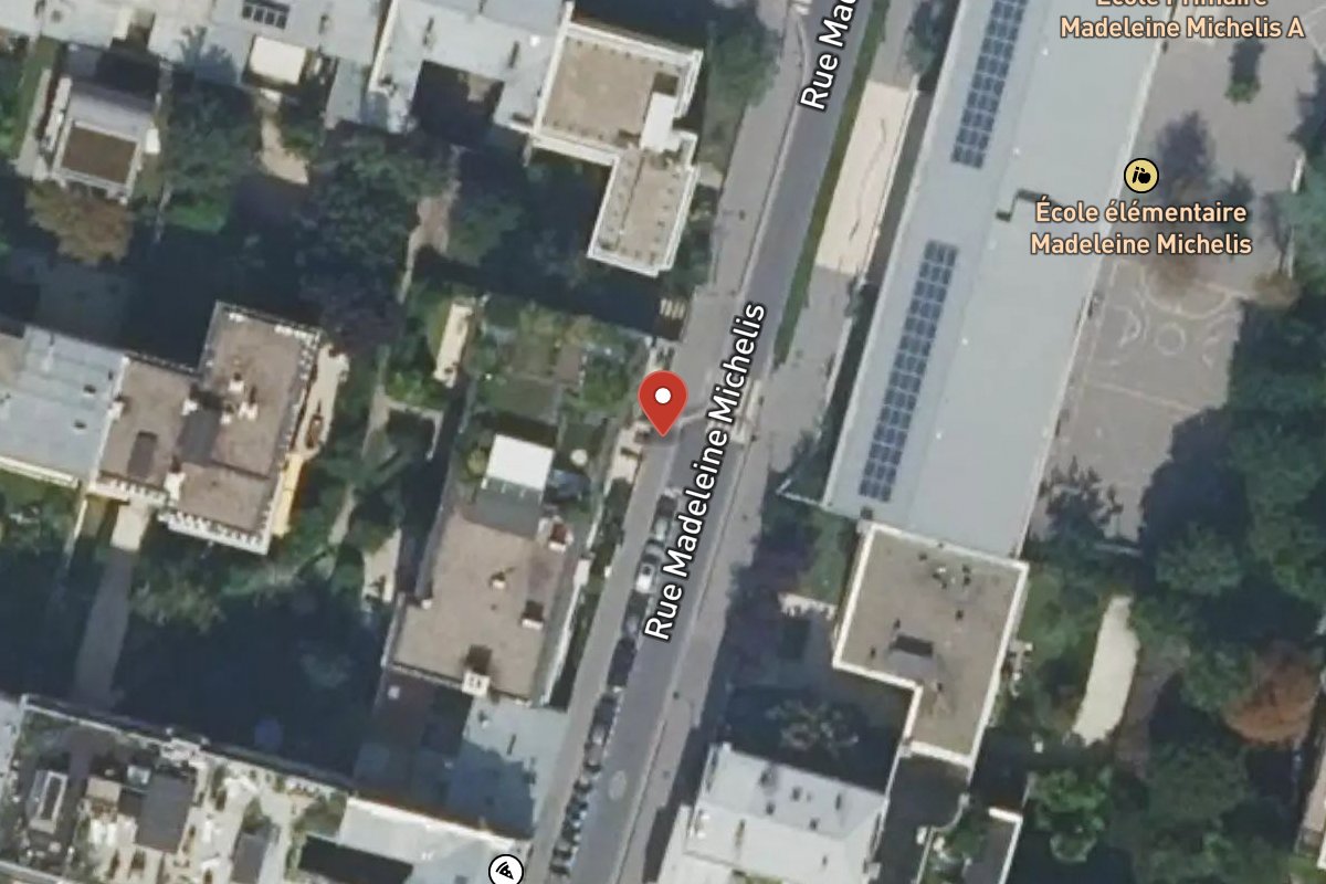 Vue satellite — 53 Rue Madeleine Michelis