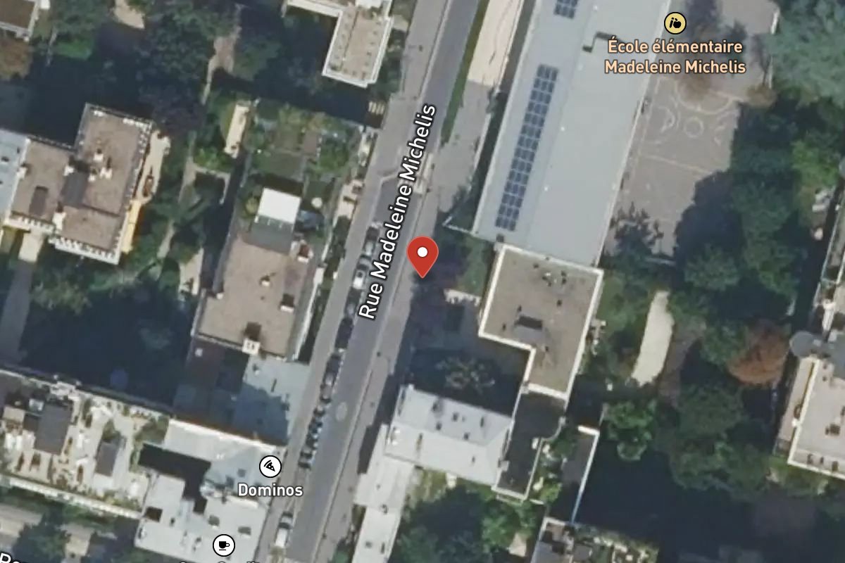 Vue satellite — 54 Rue Madeleine Michelis