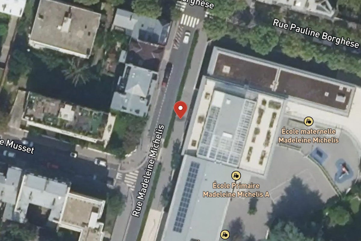 Vue satellite — 56 Rue Madeleine Michelis