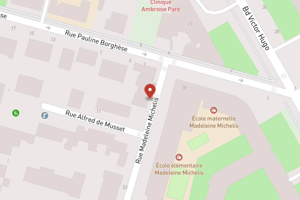 Plan de situation — 63 Rue Madeleine Michelis