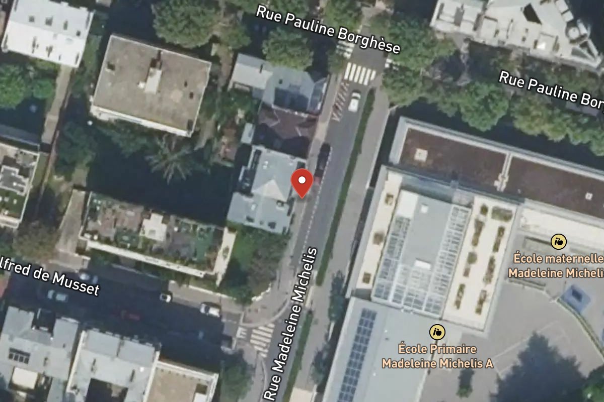 Vue satellite — 63 Rue Madeleine Michelis