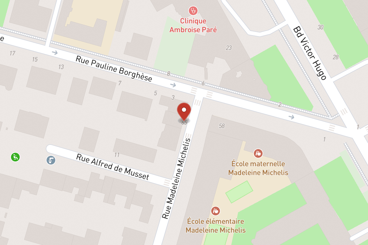Plan de situation — 65 Rue Madeleine Michelis