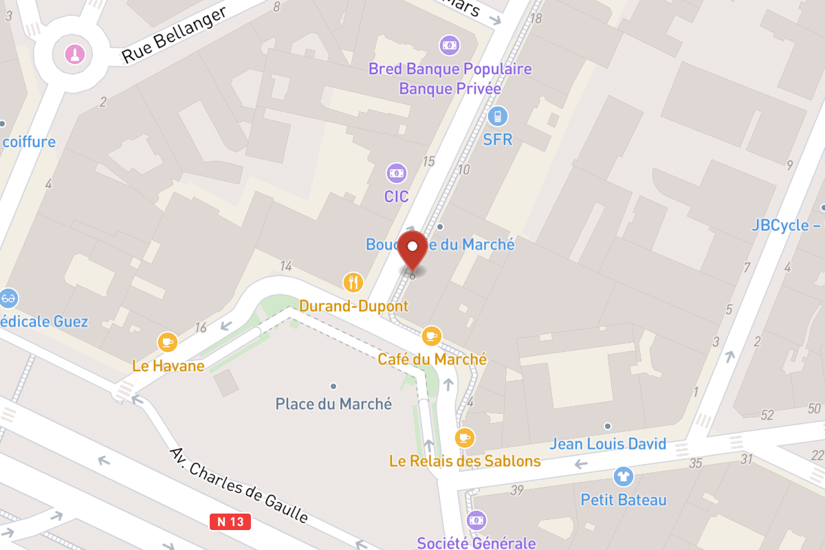 Plan de situation — 6 Rue Madeleine Michelis