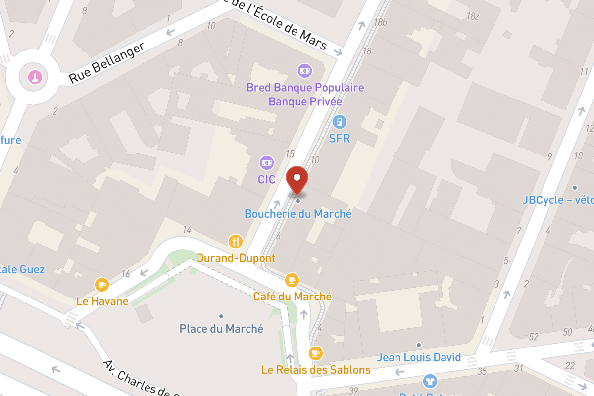 Plan de situation — 8 Rue Madeleine Michelis