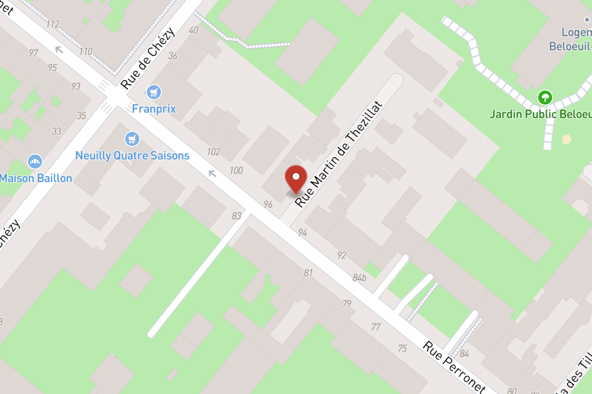 Plan de situation — 1 Rue Martin de Thézillat