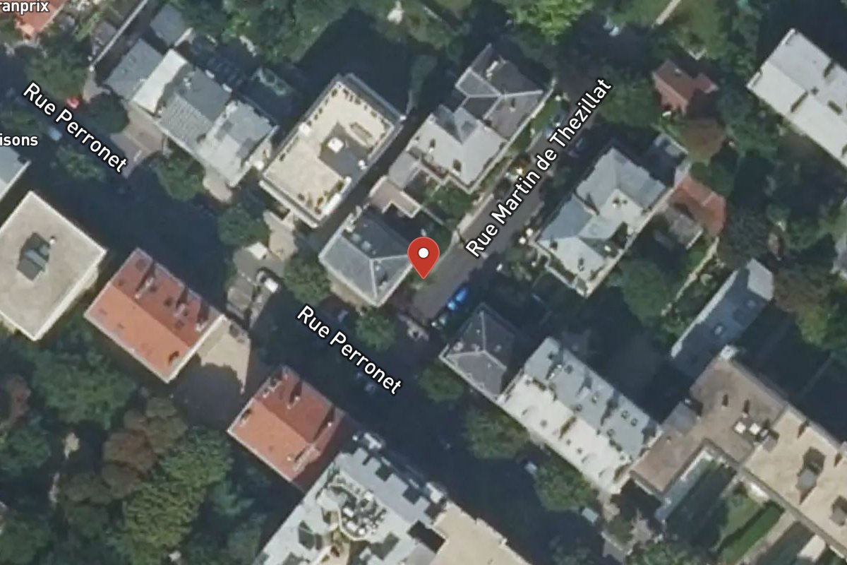 Vue satellite — 1 Rue Martin de Thézillat