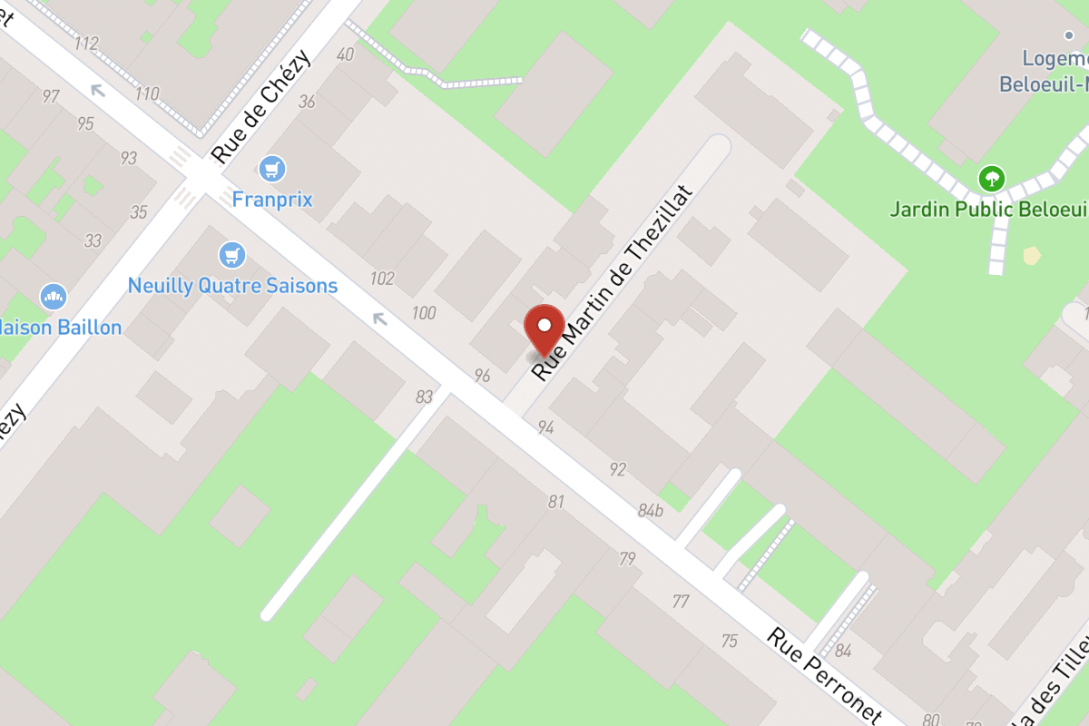 Plan de situation — 2 Rue Martin de Thézillat
