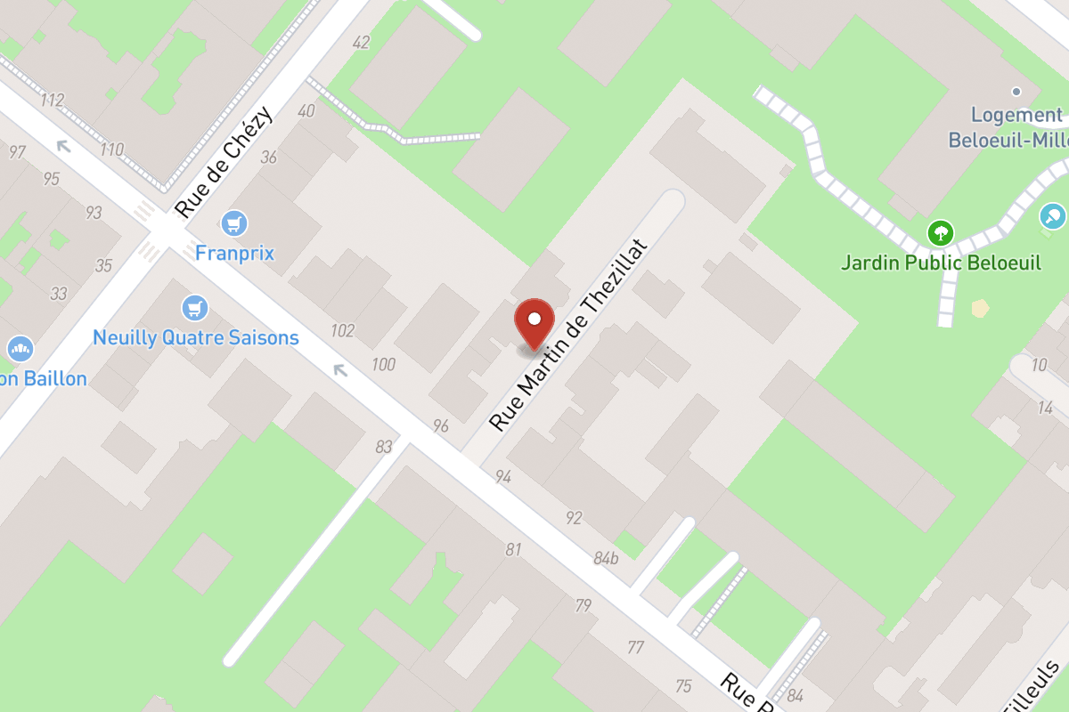 Plan de situation — 3 Rue Martin de Thézillat