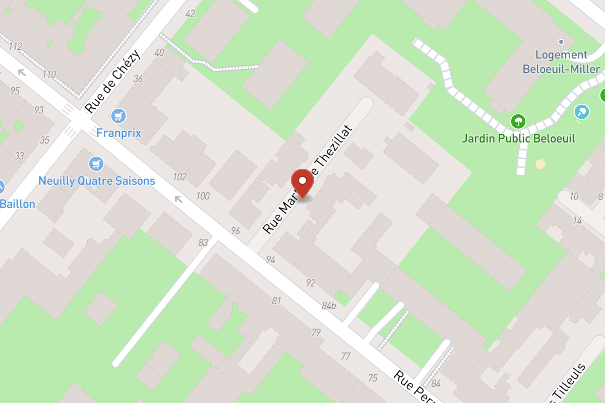 Plan de situation — 4 Rue Martin de Thézillat