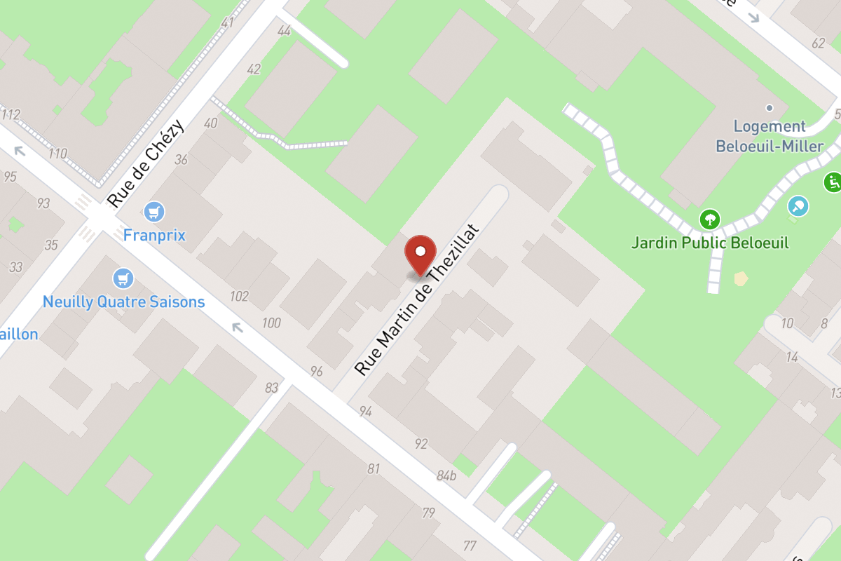 Plan de situation — 5 Rue Martin de Thézillat
