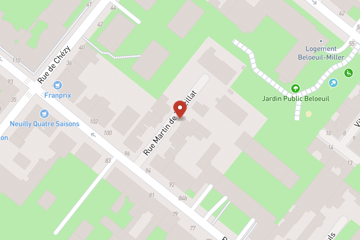Plan de situation — 6 Rue Martin de Thézillat