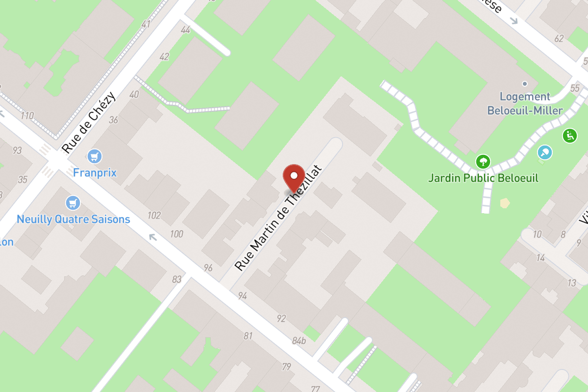 Plan de situation — 7 Rue Martin de Thézillat